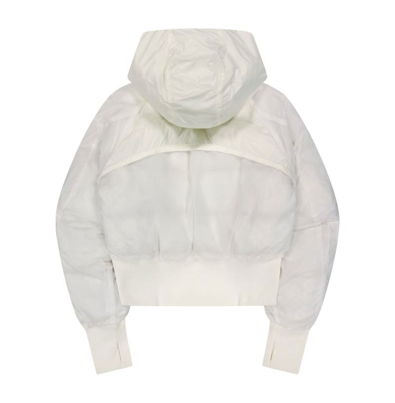 Reversible Check Padded Jacket / Ivory