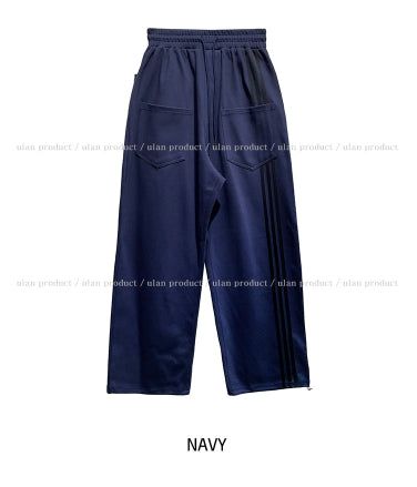reverse pott track wide training pants