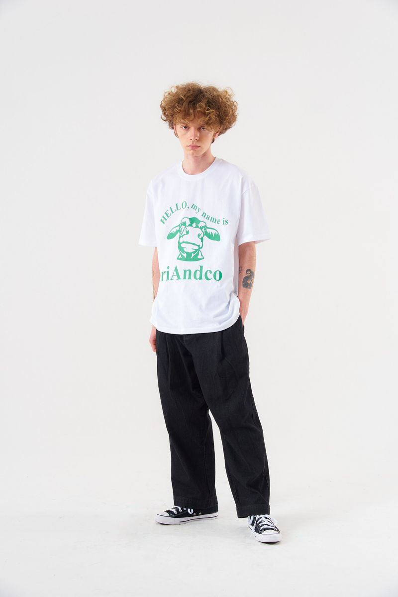 Hello Tee White