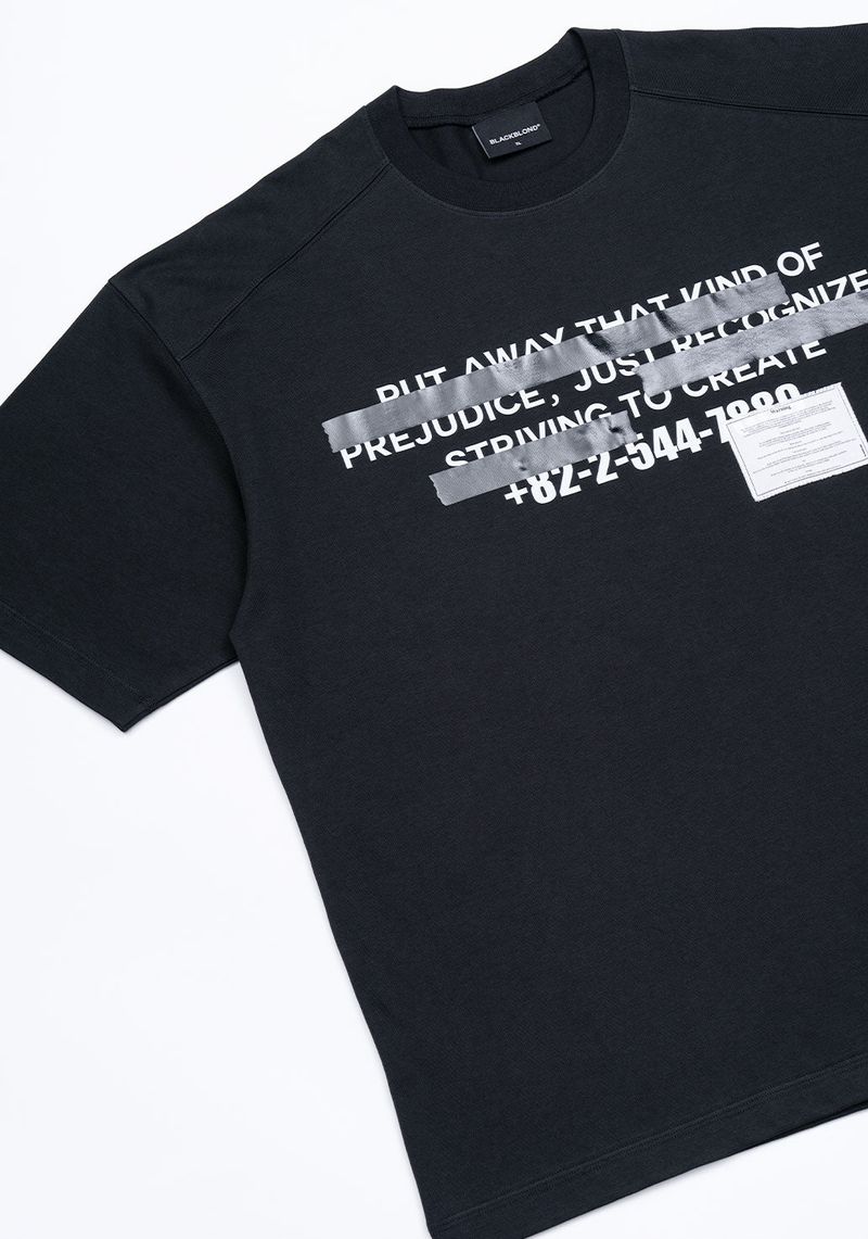 BBD Hidden Slogan T-Shirt (Black)