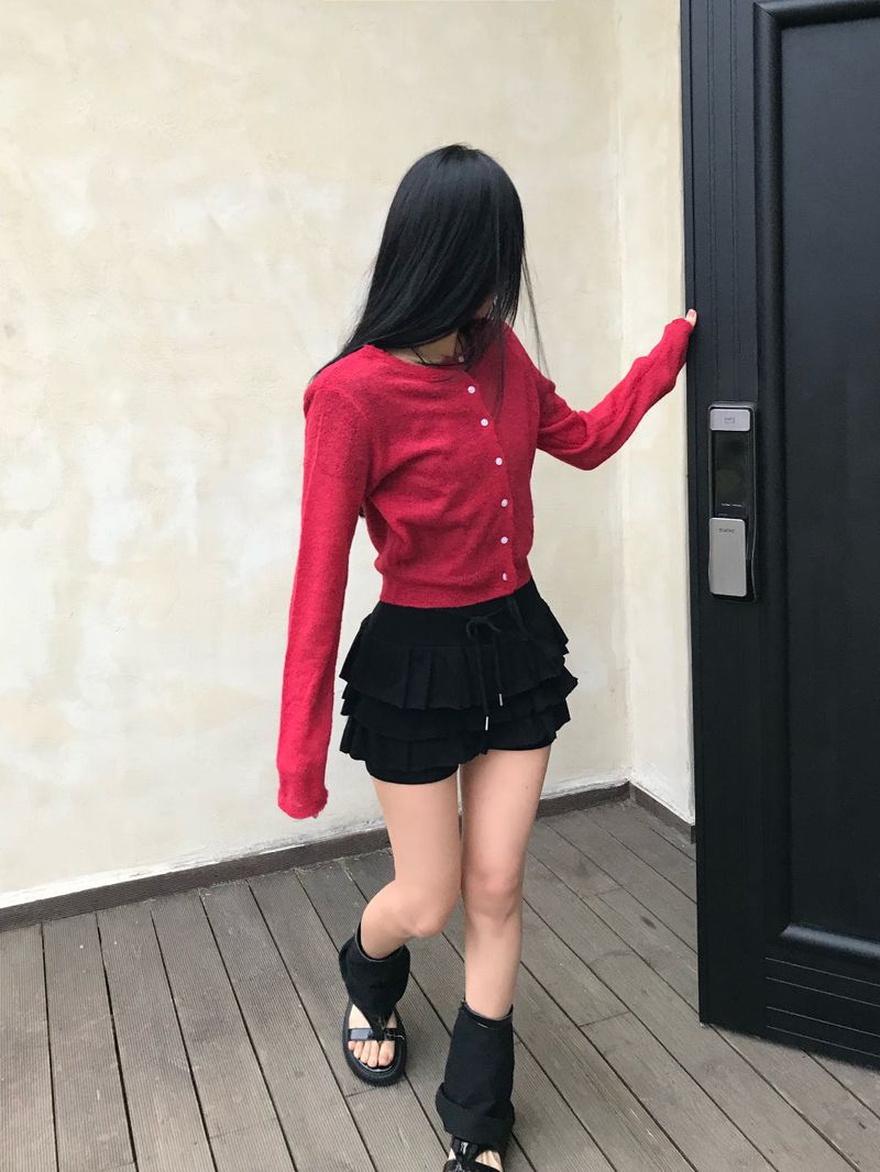 Coco Frill Layered Skirt Pants