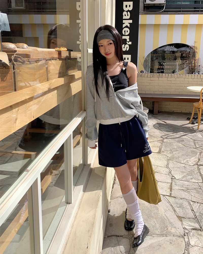 [ORIGINAL] Clover Stripe Hood Zip-Up