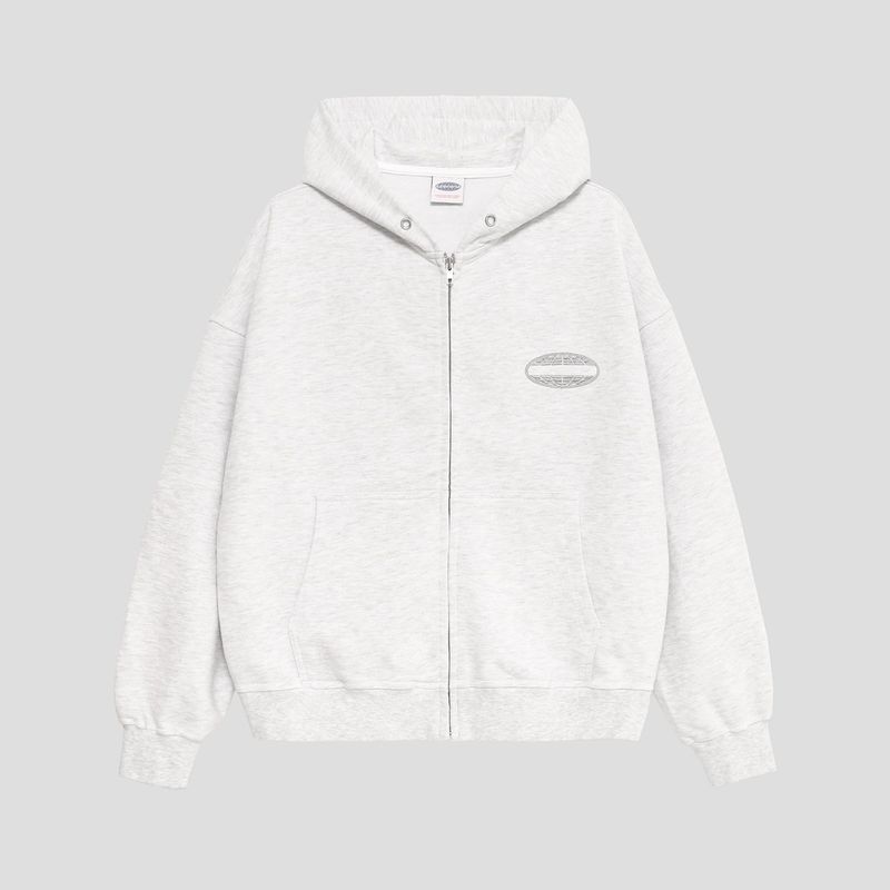 PARAGRAPH(パラグラフ)の「FONTLESS STITCH LOGO ZIP HOODIE(Tops)」
