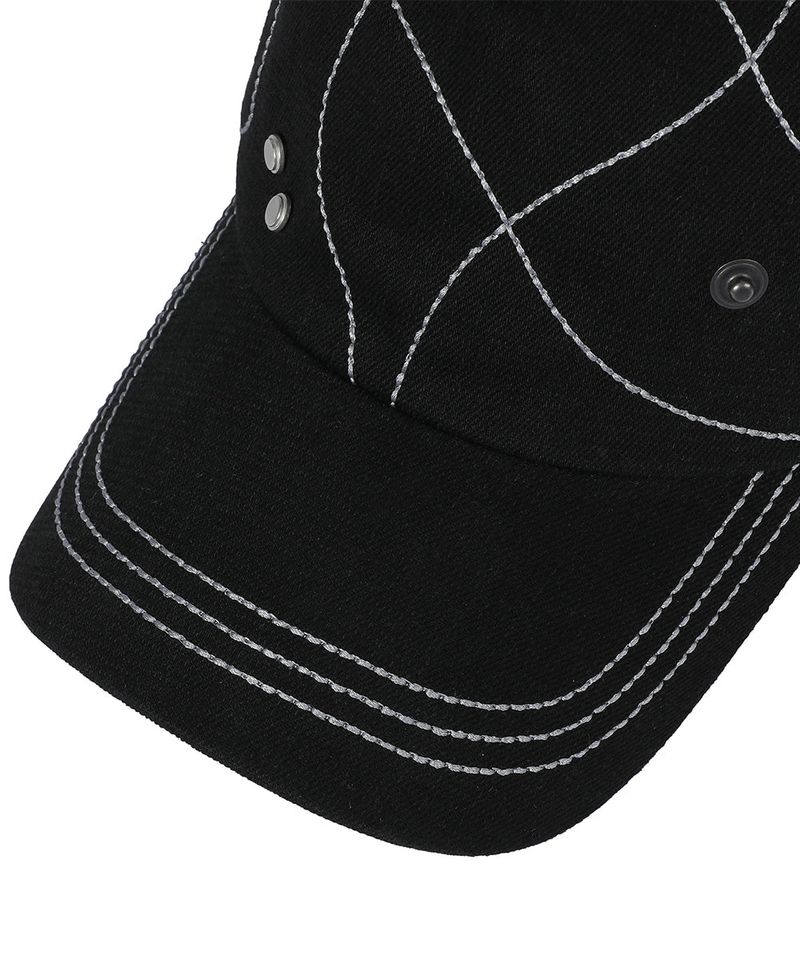 26SS★ Stitch line corsage ball cap
