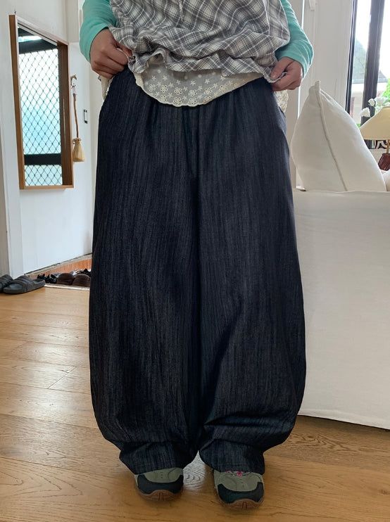 BAON（バオン）の「Garanki Non-Faded Wide Denim Pants（Pants）」