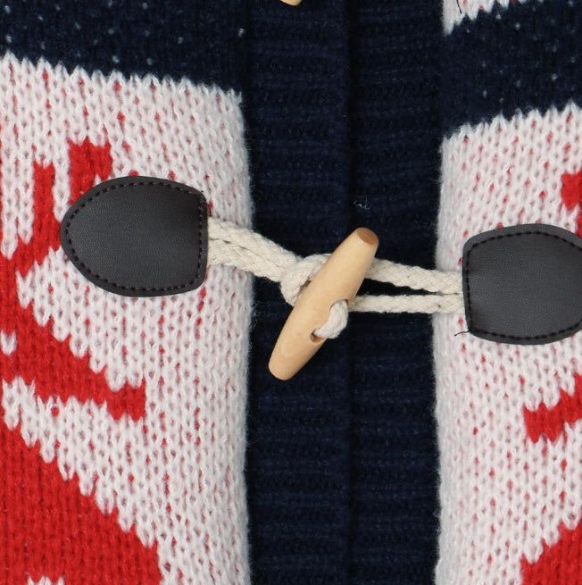 Bedin Nordic Toggle Knit Cardigan