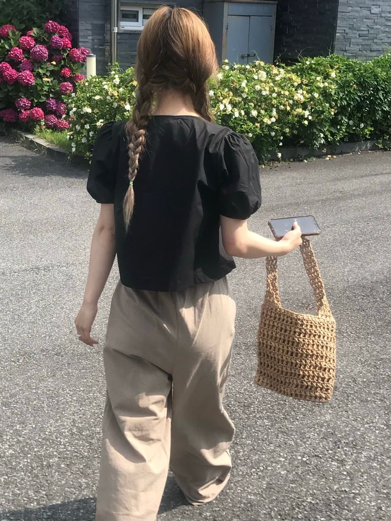Allium pintuck blouse