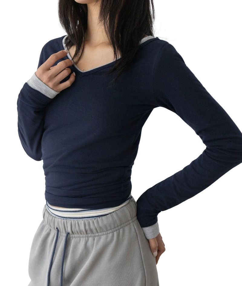 Ripple Two-Way Long Sleeve