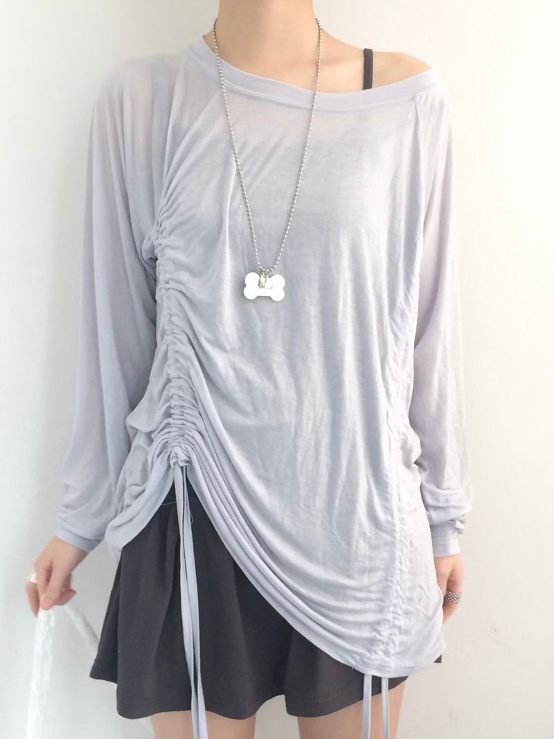 Light Texture Shirring T