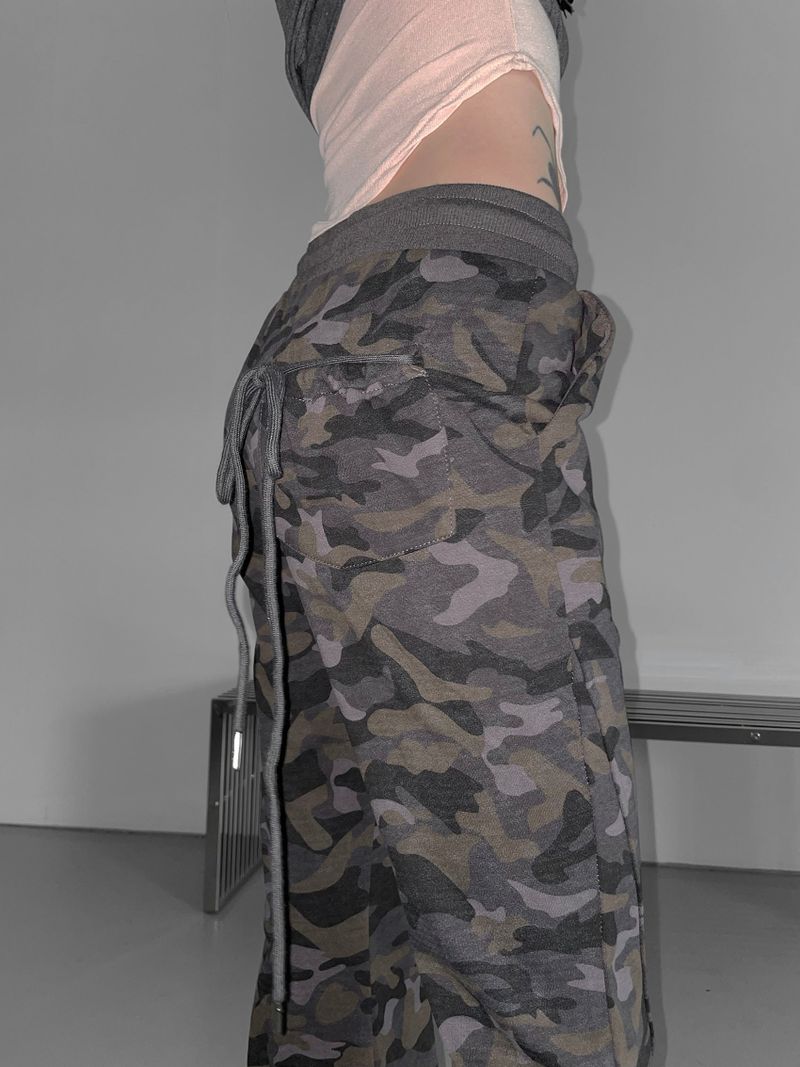 serch shirring camo bootscut pt
