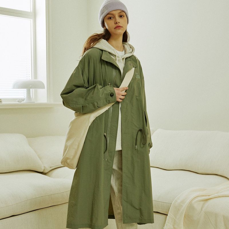Hi Steady long fishtail jacket NAVY
