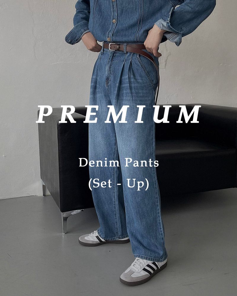 LE Coleman Linen Two-Tuck Denim