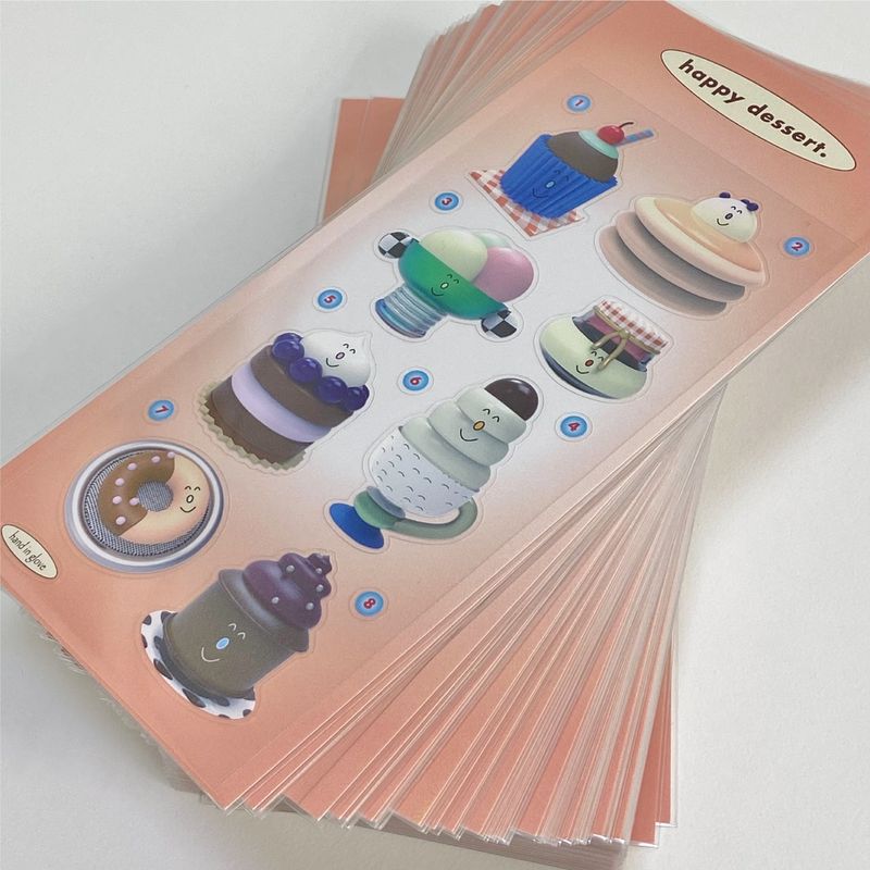 happy dessert sticker