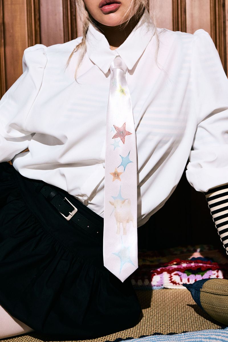 aoyu(アオユ)の「star solid tie(Accessories)」