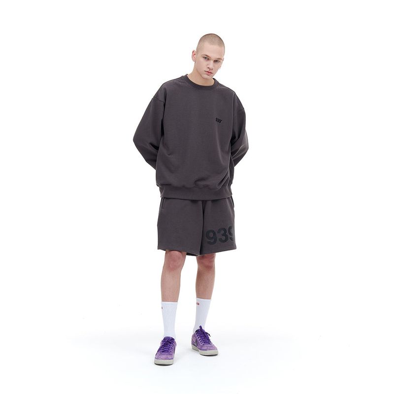 939 LOGO SWEAT SHORTS (DARK GRAY)