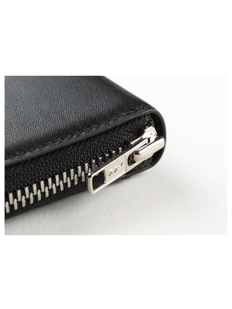 BUCKLE KEYRING LEATHER WALLET