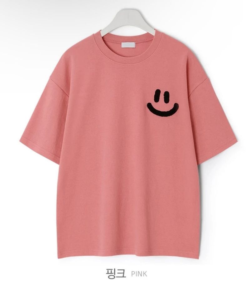 Daily Bookle Smile Overfit Short Sleeve