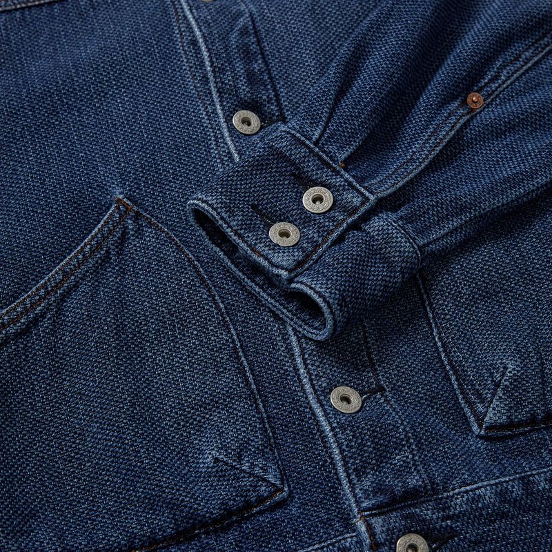 Sphinx denim short trucker jacket / Canvas indigo