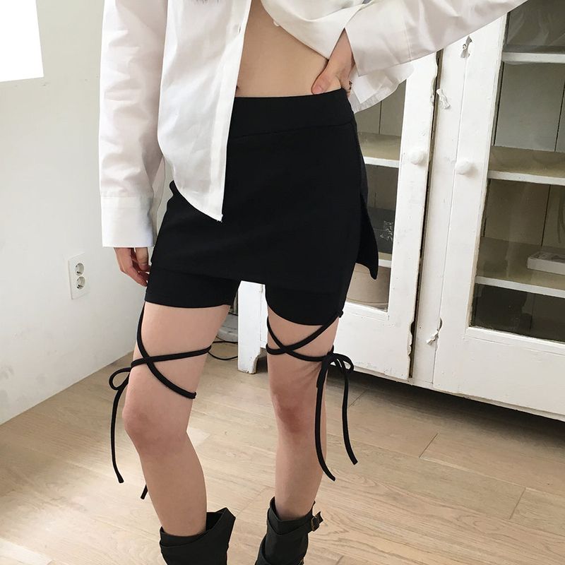 Kantu Split Strap Skirt Pants