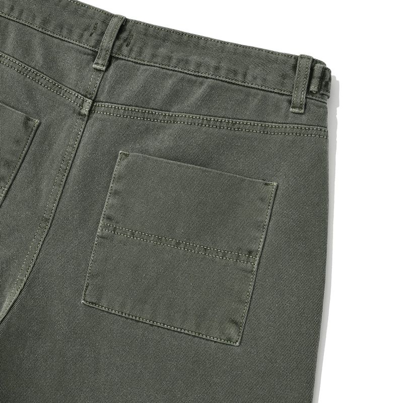 Latch tapered twill pants / Washed khaki