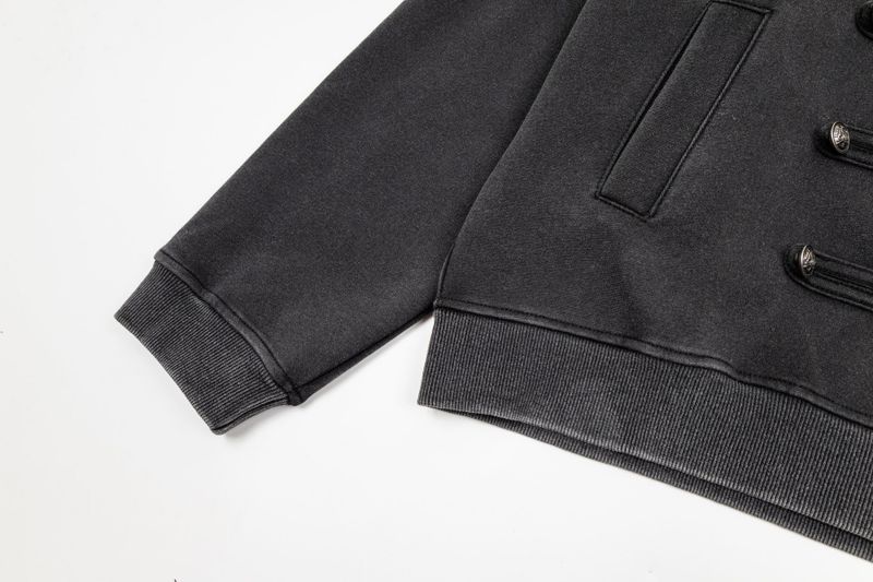 Margo Military Button Hoodie Zip-up