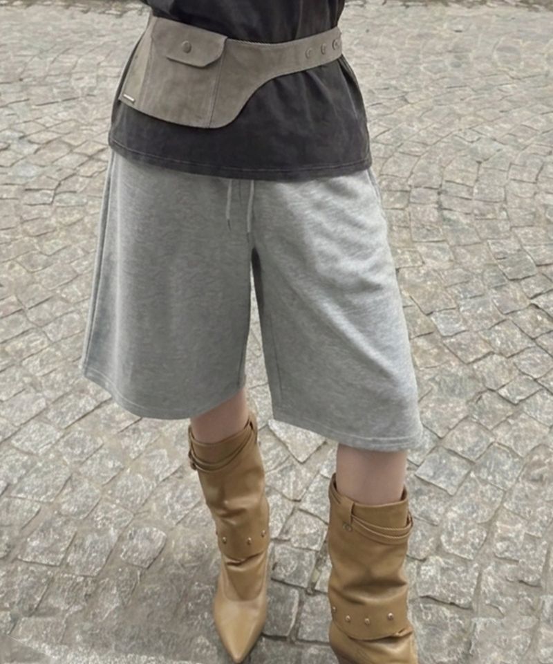 Usual Bermuda Sweat Pants - 2COLOR