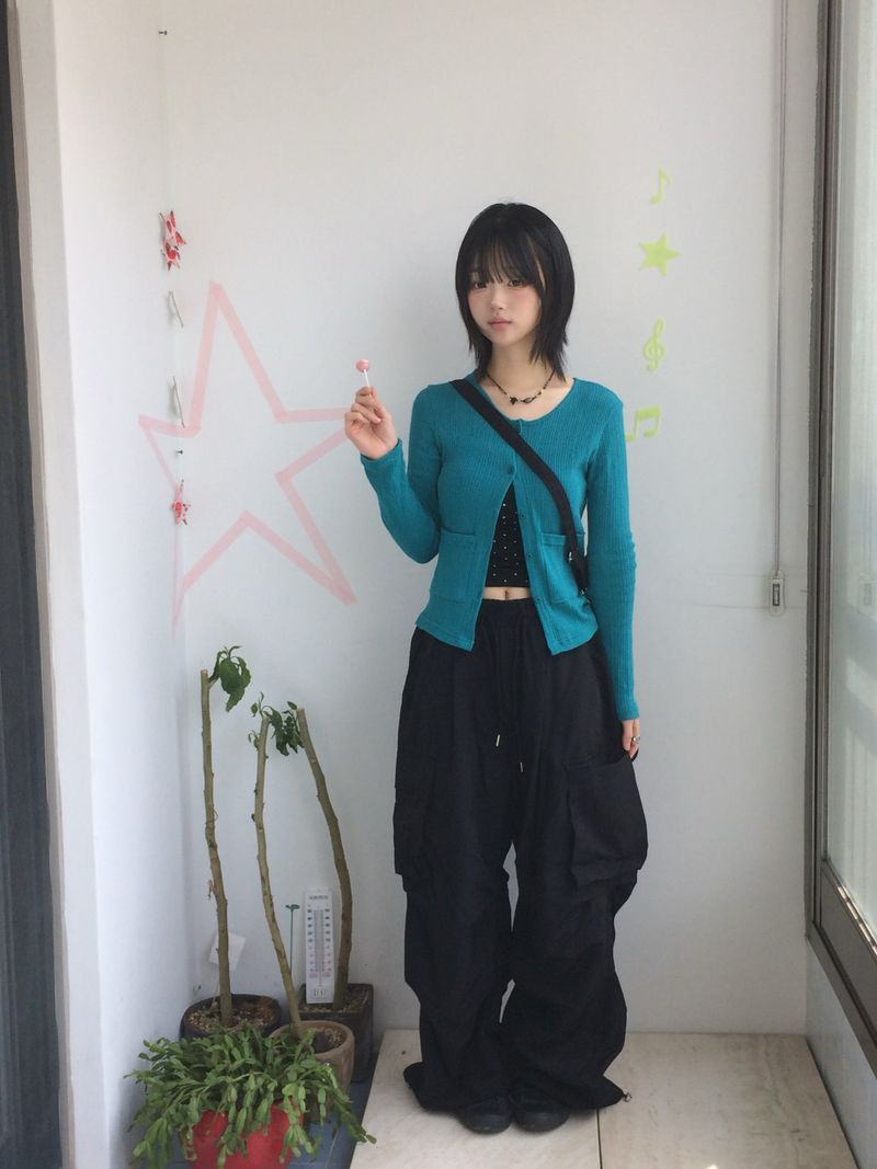 pocket nylon pants