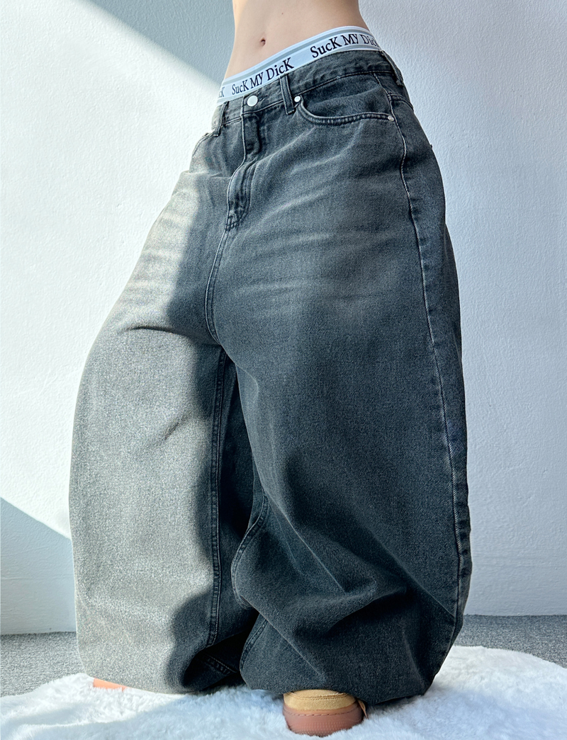 FORMAL BASIC BALLOON DENIM🖤💙 - 2 COLORS