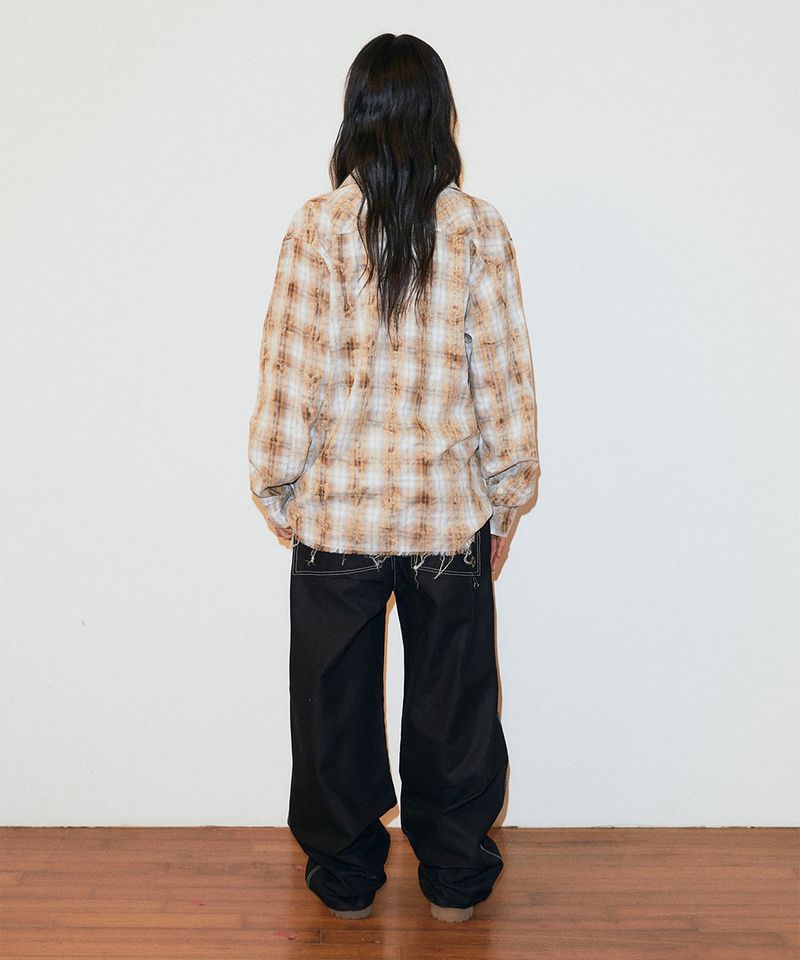 EYELET WIDE PANTS
