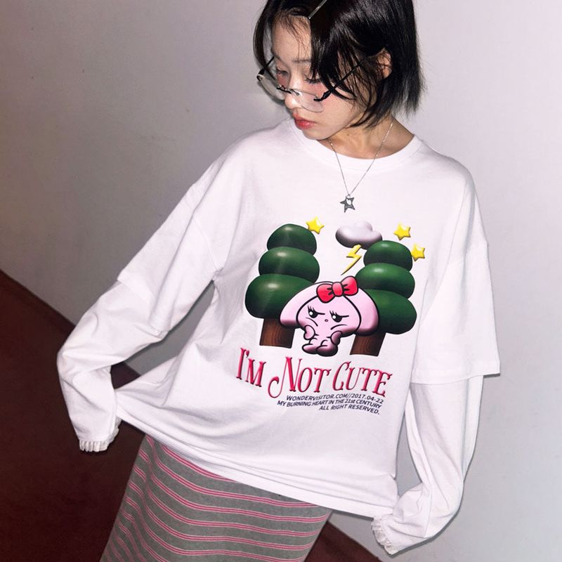PPINTO Layered frill LS-T  [2 color]
