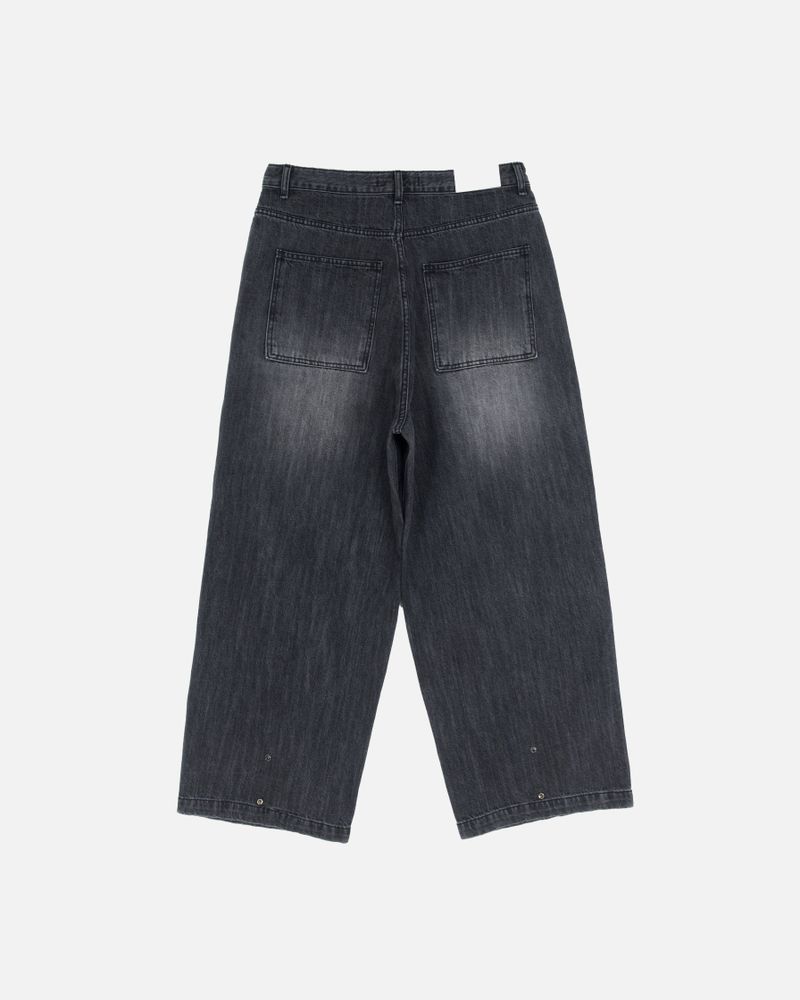 Burnett Double Pintuck Balloon Denim Pants 2C