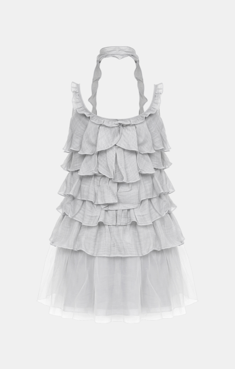 Elise Tiered Chiffon Dress