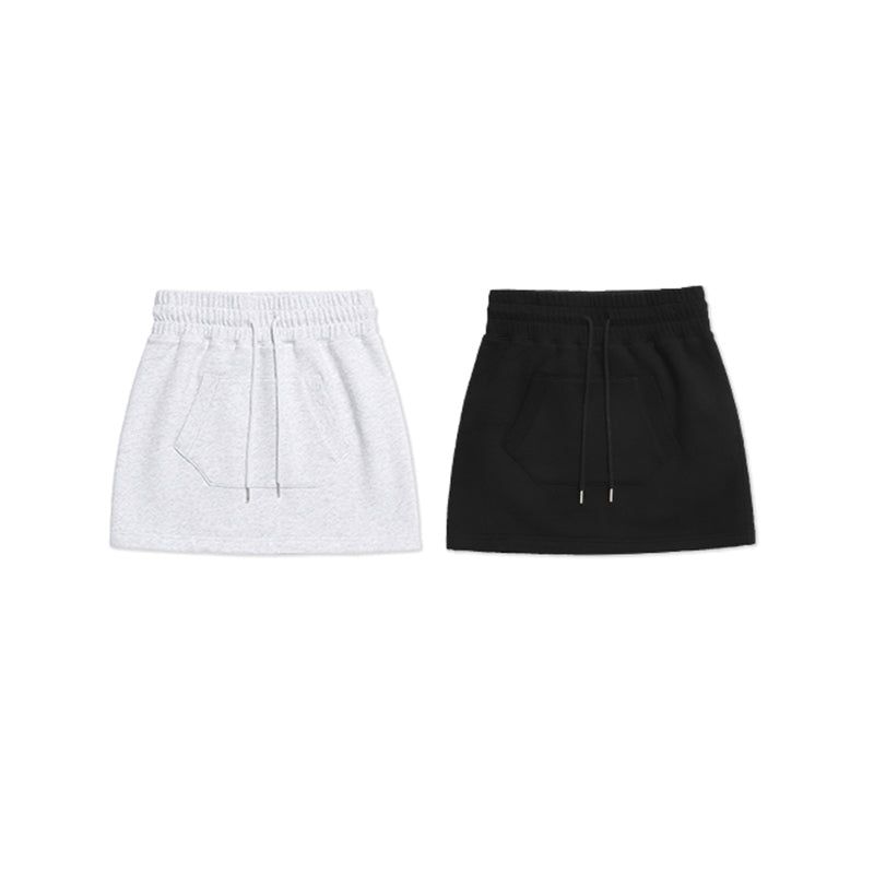 ODDSTUDIO（オッドスタジオ）の「FRONT POCKET SWEAT MINI SKIRT - 2COLOR（Skirts）」