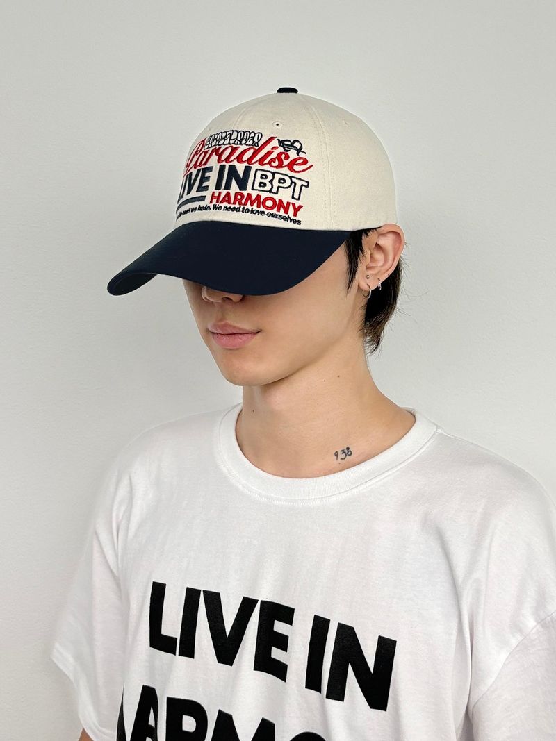 LIVE IN HARMONY CAP NAVY