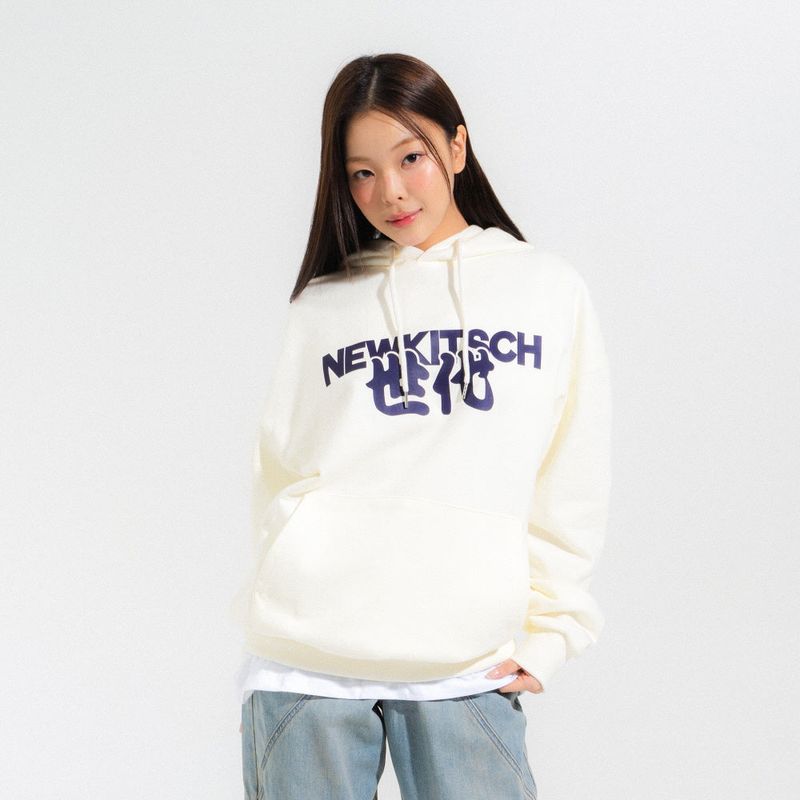 NKG HOOD TEE-IVORY