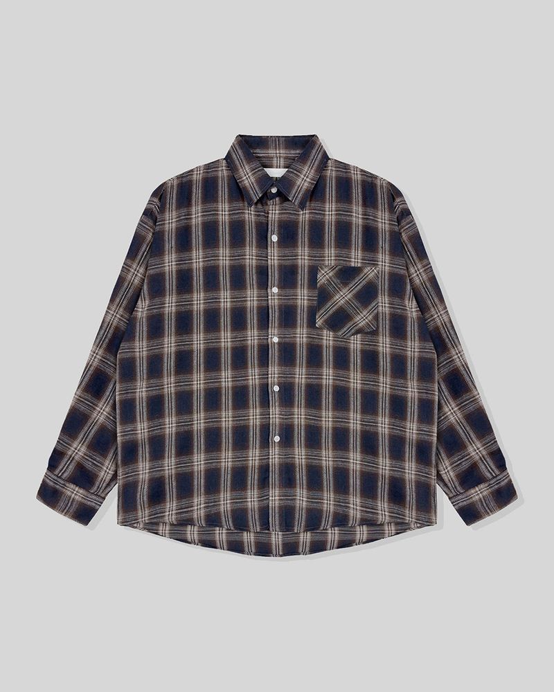 Antique Oversized Check Shirt