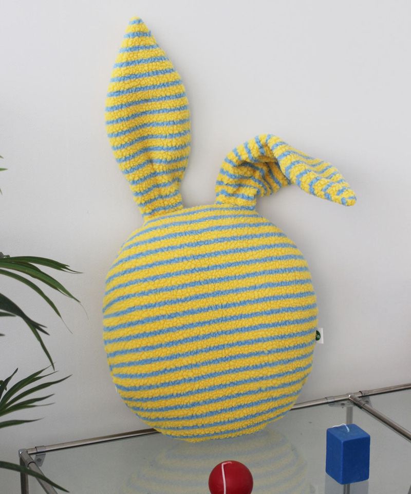 stripe rabbit ear cushion ( 3 color )