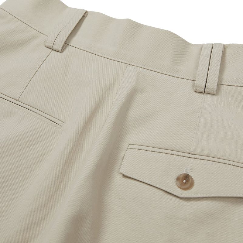 クラシックピンタックワイドパンツ / Classic Pintuck Wide Pants [ECRU]
