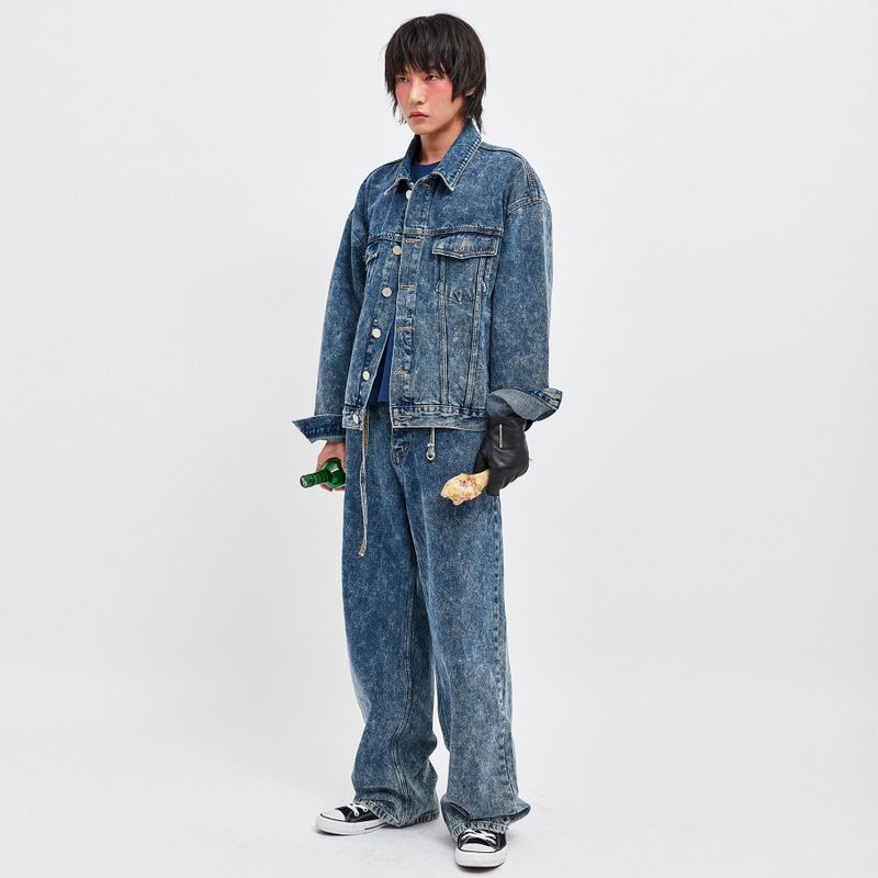 JINRO OVERSIZED DENIM TRUCKER JACKET