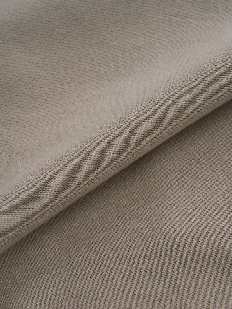 Asel Hooded zip-up Beige
