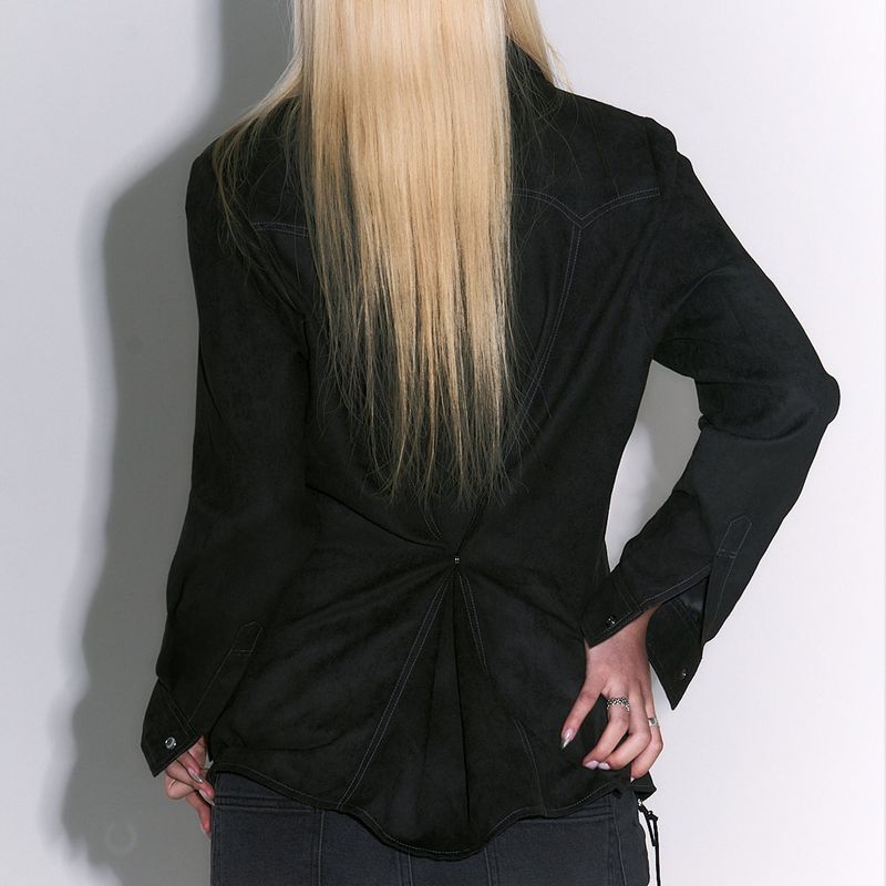  Two Pocket Western Shirt [black]
