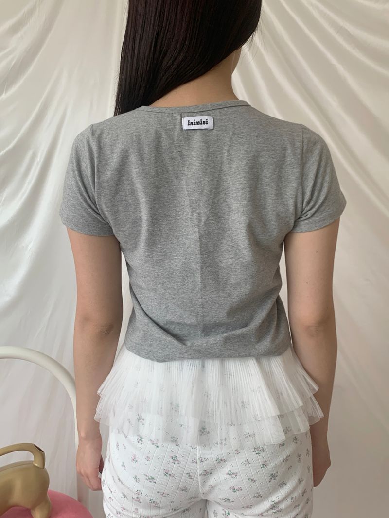 basics t-shirts-3type(white,gray,pink)