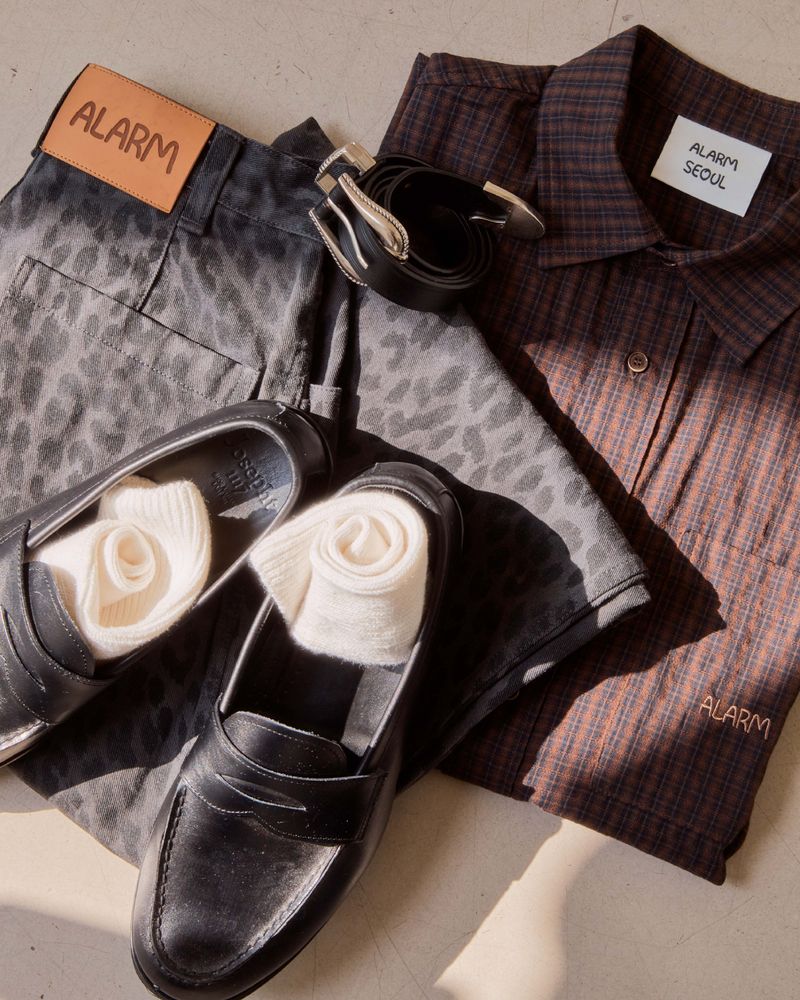 Alarm Glen Check Shirts - Brown