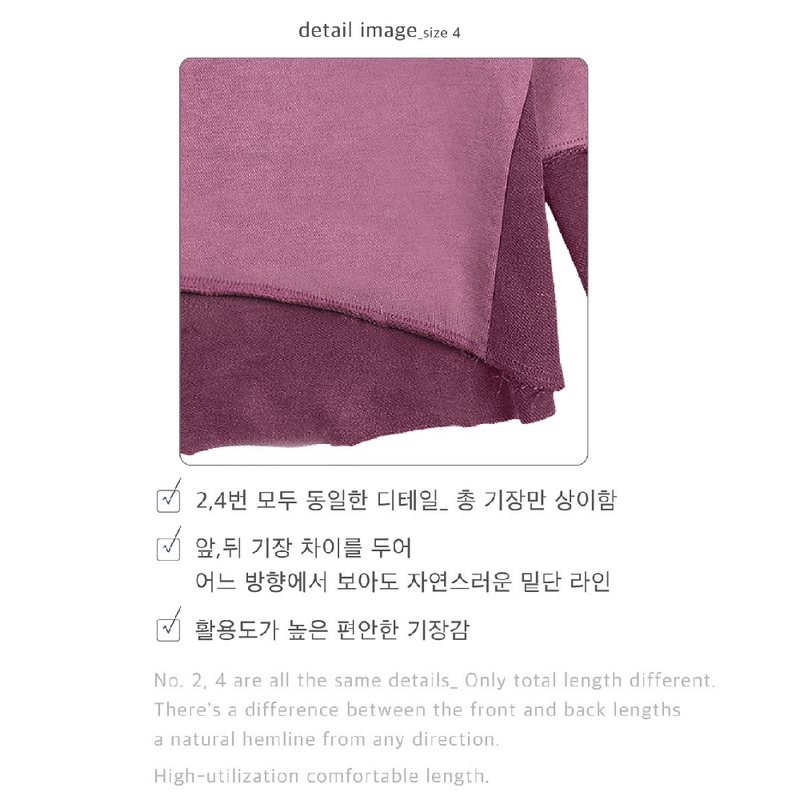 PIGMENT CUTTED HOODIE_REDDISH PURPLE
