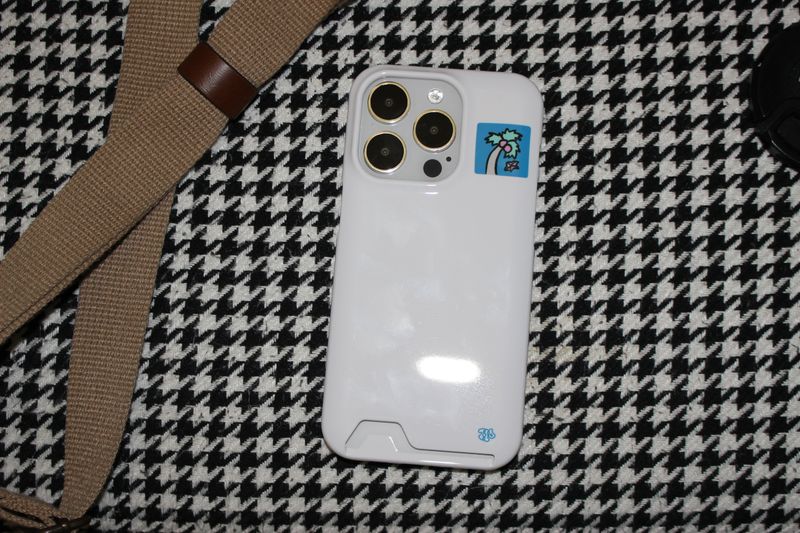 226STUDIO（226スタジオ）の「home square patch card pocket phone case white（Smartphone Accessories）」