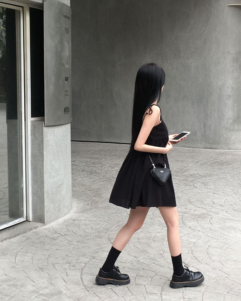 [MADE] Angel, mini strap dress
