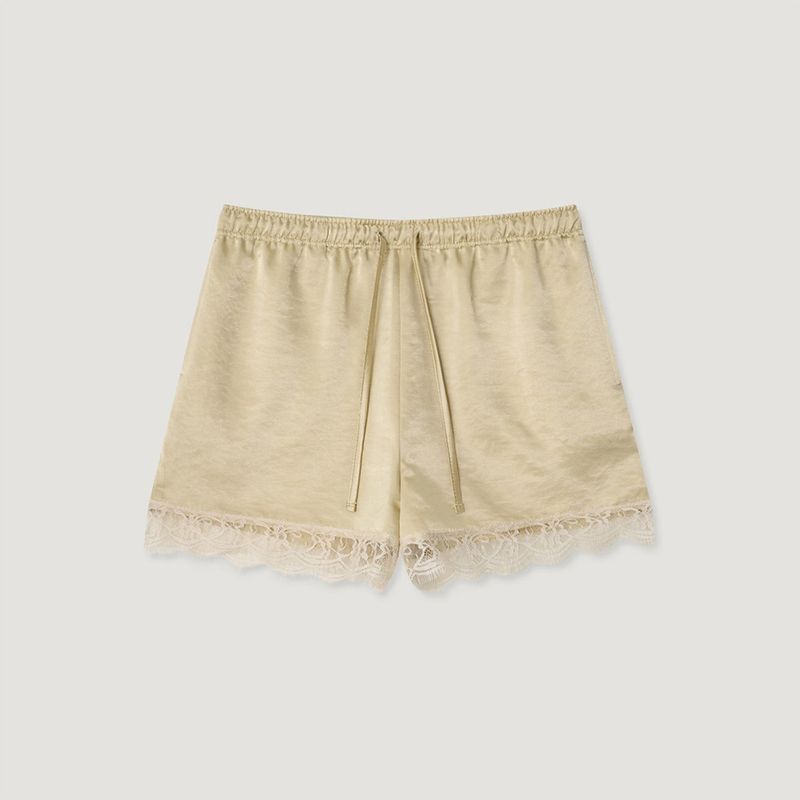 Melly Satin Lace Shorts