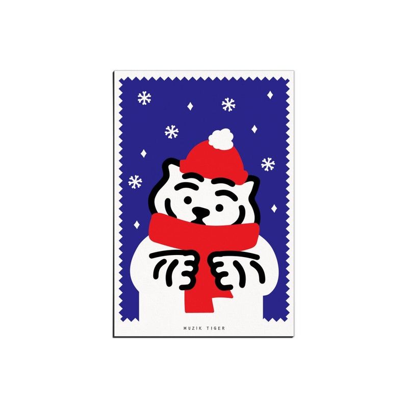 MUZIKTIGER(ムジークタイガー)の「WINTER TIGER POST CARD(Smartphone Accessories)」