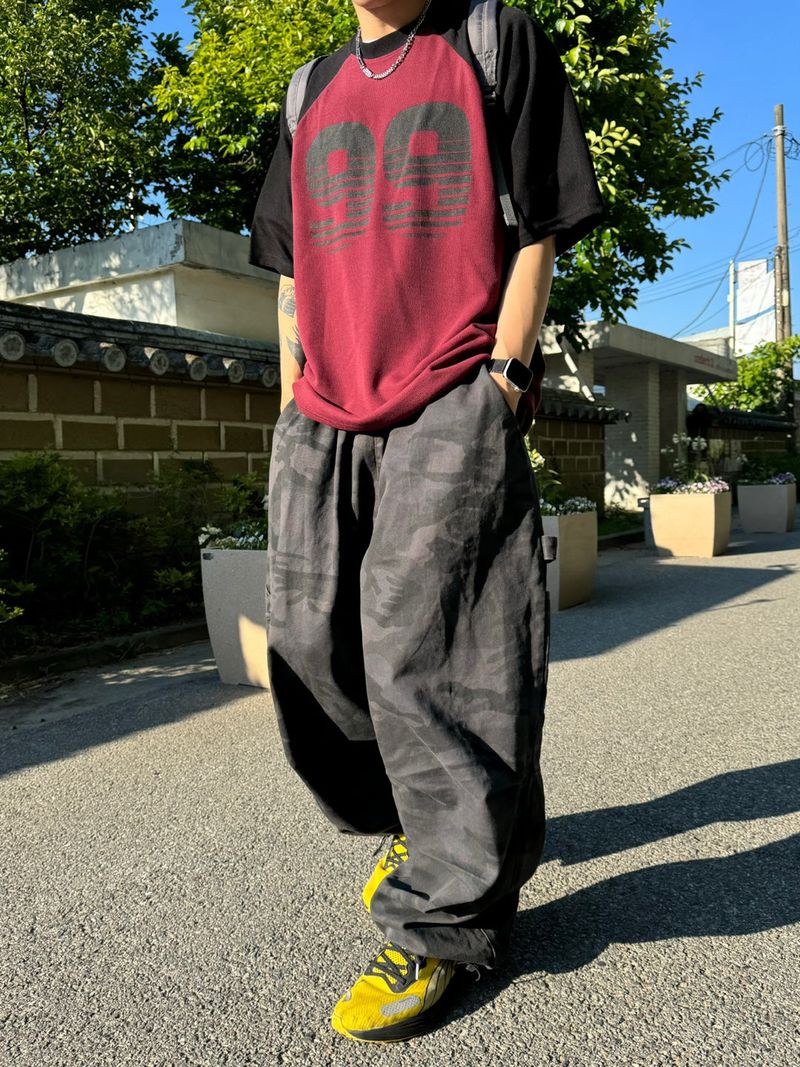 Camoufalge Carpenter Balloon Pants 2C
