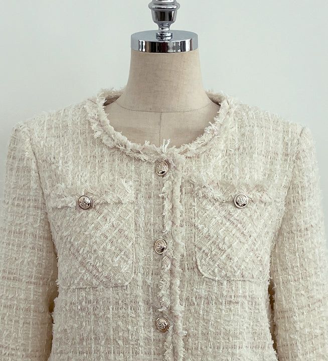 Keaz Surgical Fringe Tweed Jacket